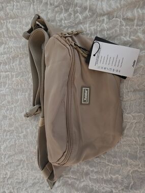 Foldie Beige/Taupe Nylon Belt Bag Crossbody Fanny Pack – New With Tags